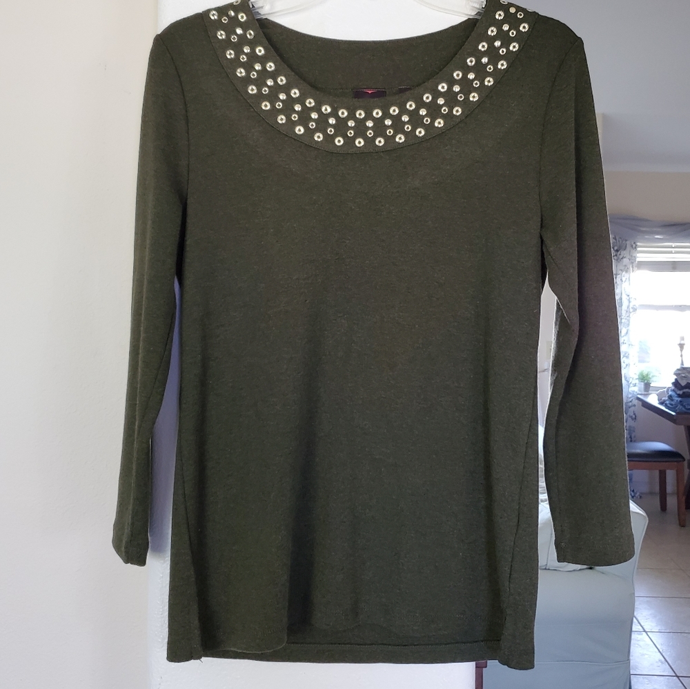 Rafaella Dark Green long sleeve